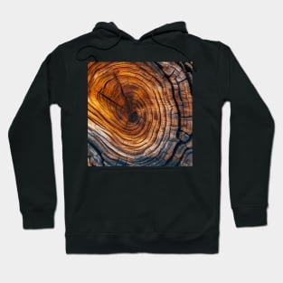 Luxury Antique Wood Pattern Art Hoodie